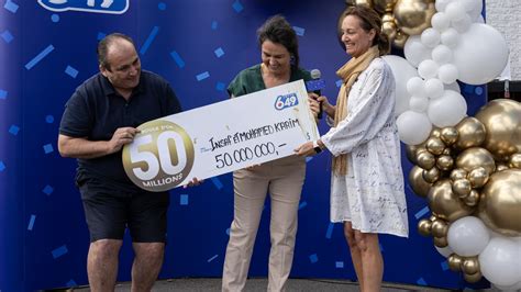 société 6 49 numéro gagnant.